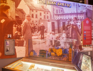 Lodz Ghetto display at the Holocaust Museum