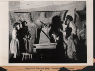 #13 Foehrenwald DP camp, Germany, scene from a play