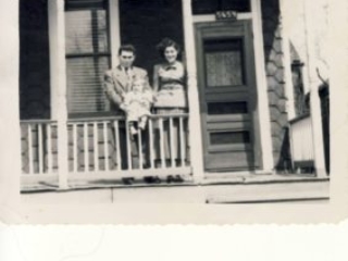 Murry, Toby and Ruth Cymber in St Louis, 1949