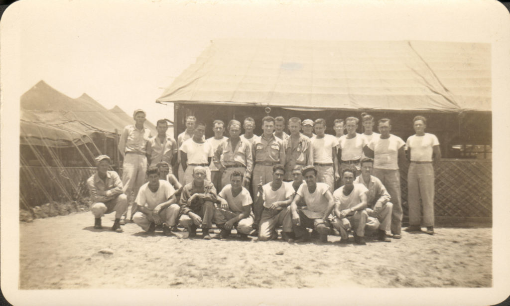 Group of soldiers Tarluc, Philippines W.W.II