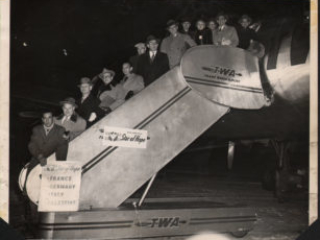 #2 Klein, Sam. 2nd left, to tour DP camps late '40s