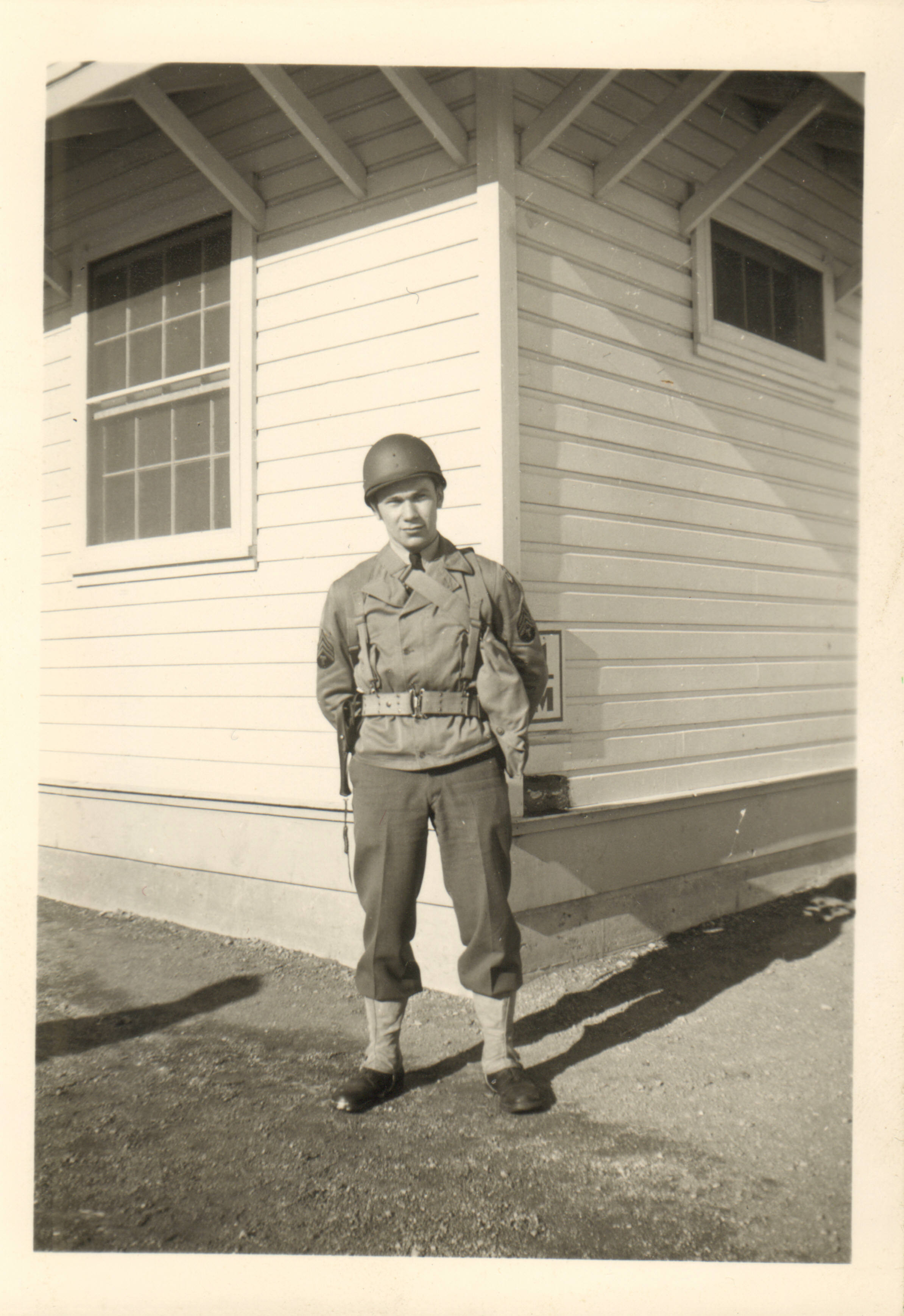 Erich Dahl in Fort Warren Wyoming W.W.II