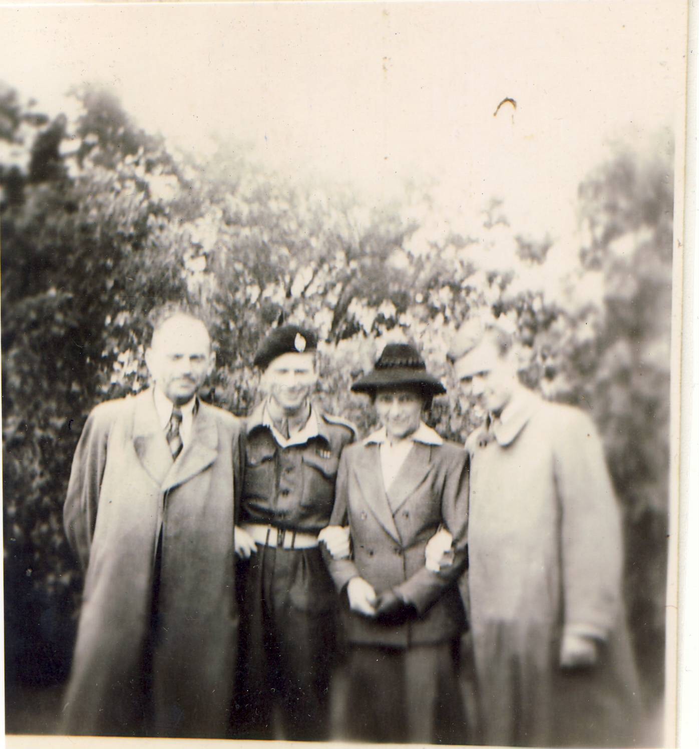Curt and Gertrude Weiss, Kenneth and Gerhardt in 1946