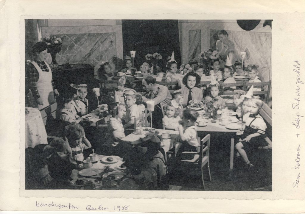 Lily Schwartzchild as an adult in a kindergarten class