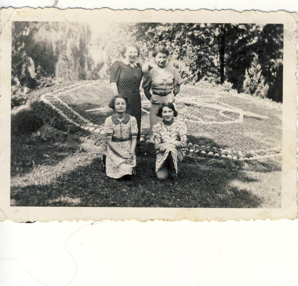 Walter's Aunt Bertha Lazco, Renee Lazco, and Fridel Hein