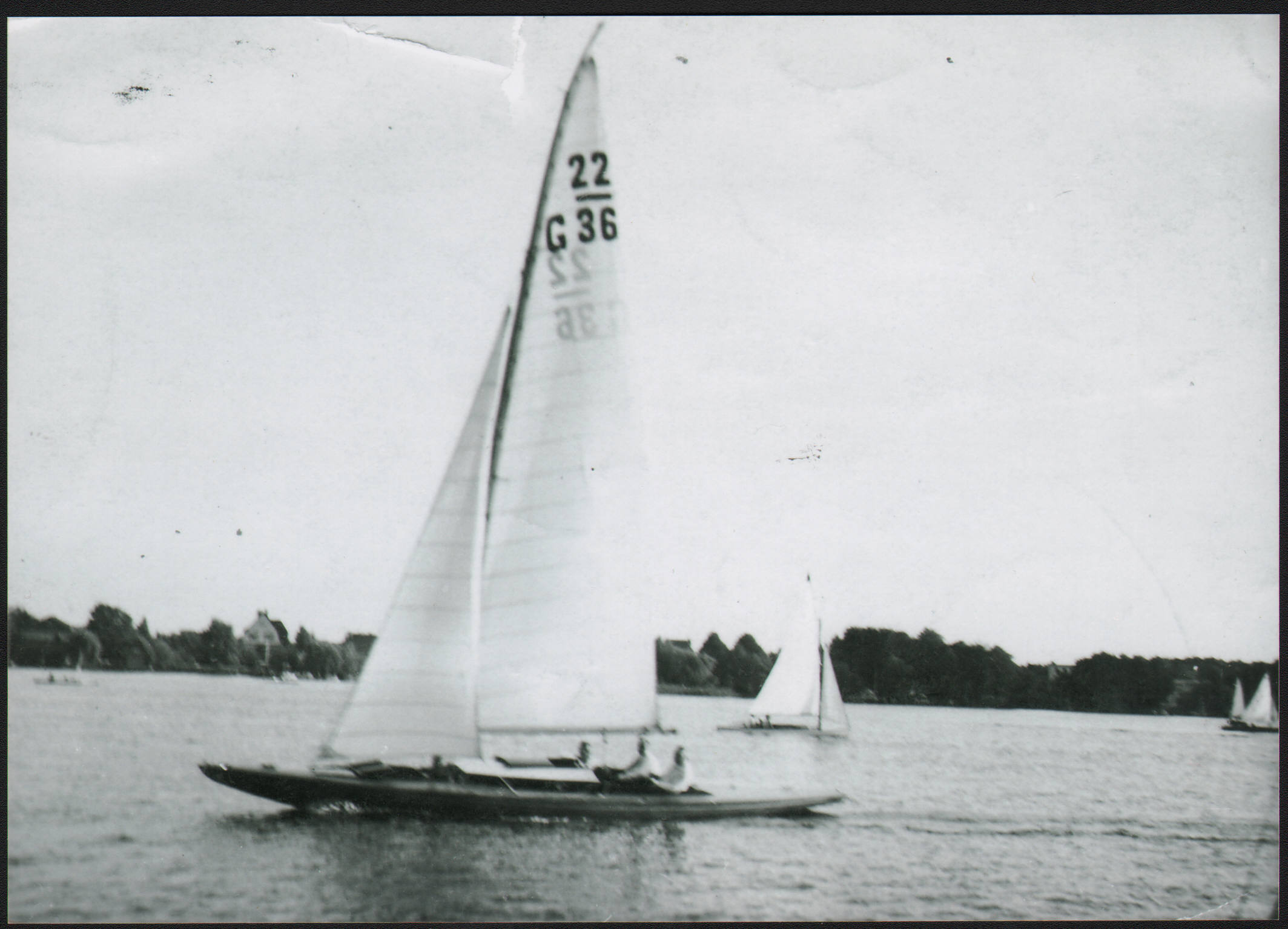 Ruth's father's racing yacht