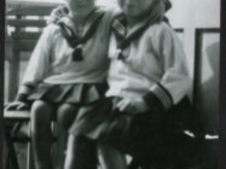 #15 Winterfeld, Ruth,on right. and sister Eva, Berlin, Germany Ruth and sister, Eva as children
