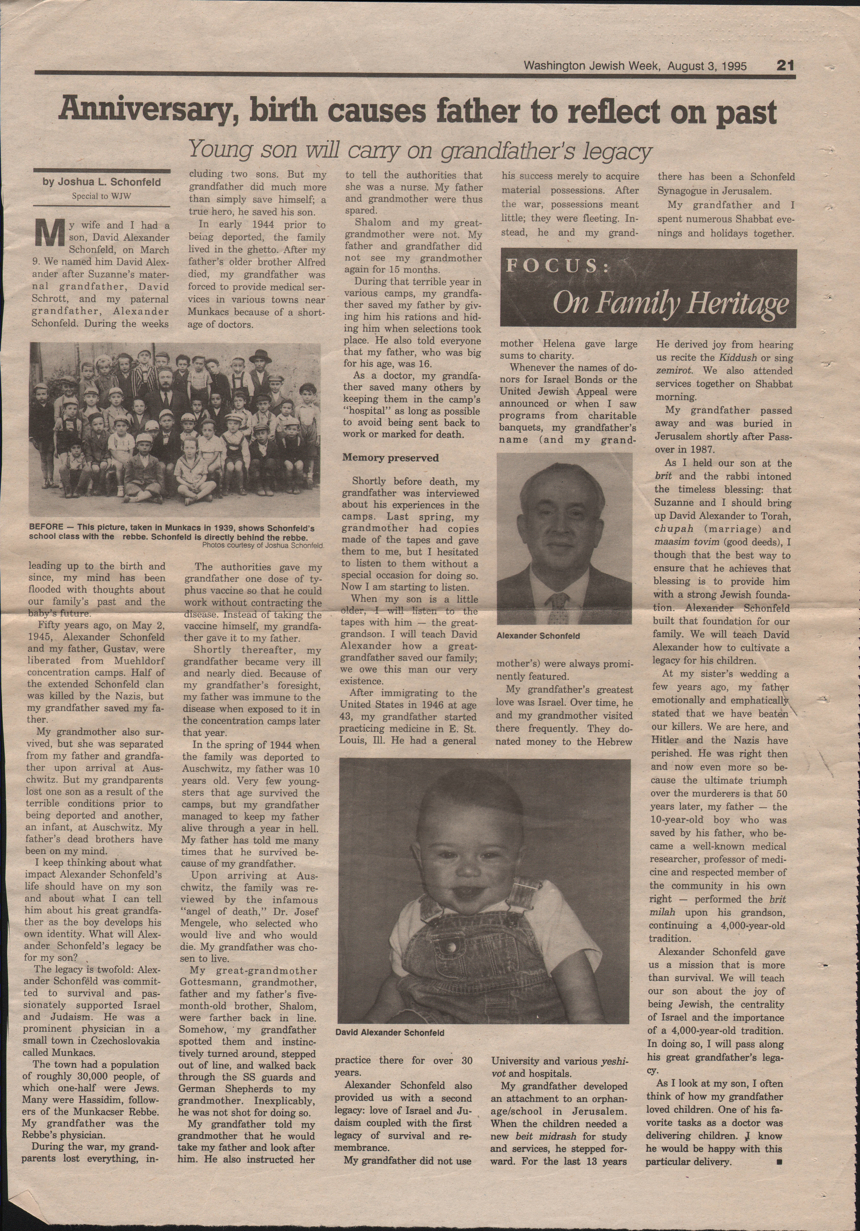 Washington Journal article 1995