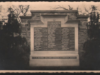WWI Jewish War Memorial