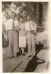 Curt, Gertrude and Gerhardt Weiss in New York 1946