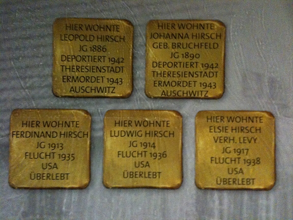 Memorial Stones honoring former Jewish residents of Buttelborn, Germany