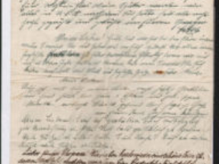 Elsie&#039;s letter from parents before their deportation in 1941