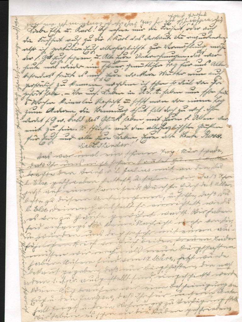 Elsie's letter from parents before their deportation '41 - Part 5