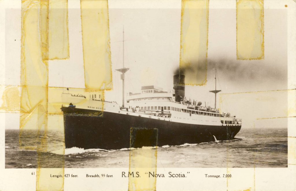 Eva's Boat to America in 1940