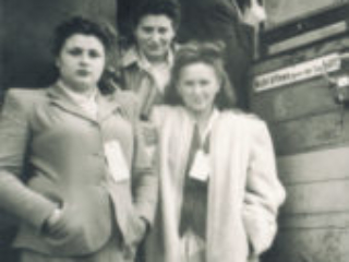 Women wearing tags