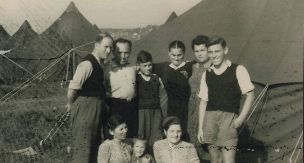 Koenig Family at Refugee Camp