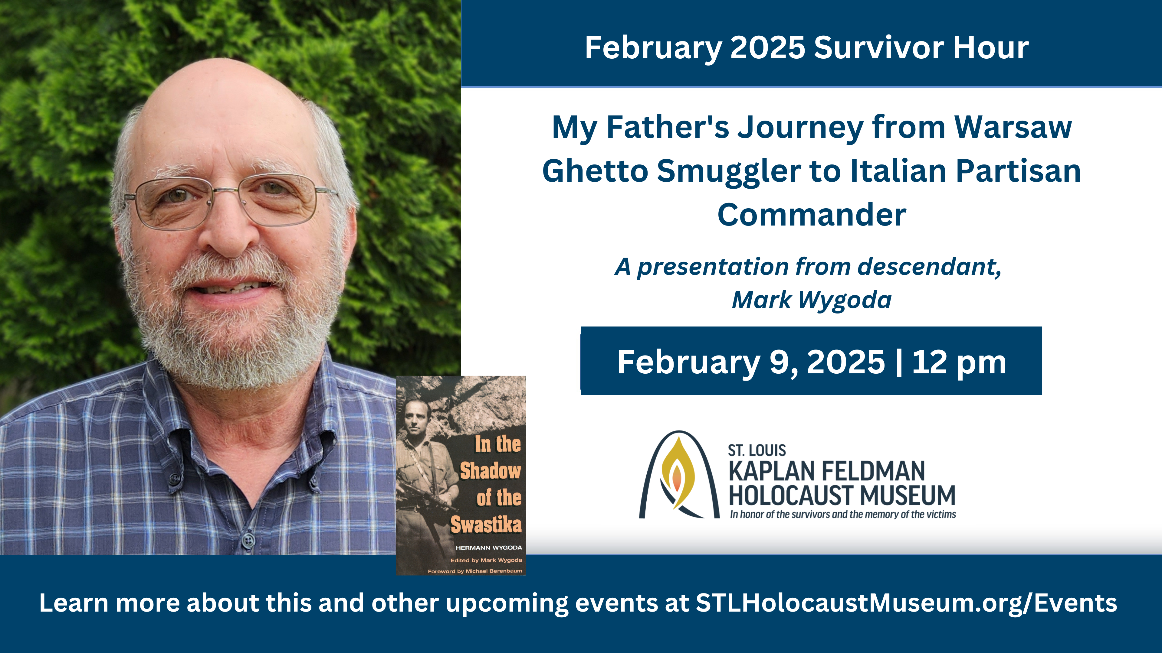 Flyer for February 2025 survivor hour