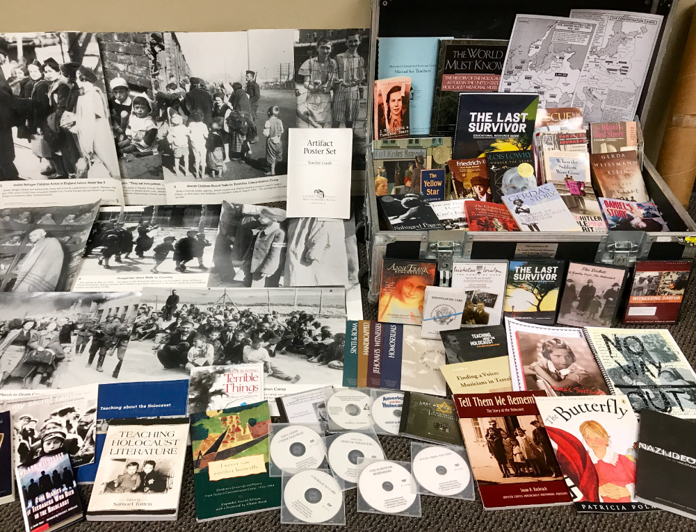 image of holocaust books for classroom